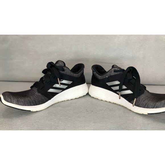 Adidas Edge Lux Black Silver Gray Sneakers Womens Size 10 - Picture 6 of 9